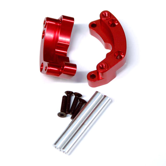 Aluminum Rear Wheelie Bar Mount, Red, for Traxxas Drag