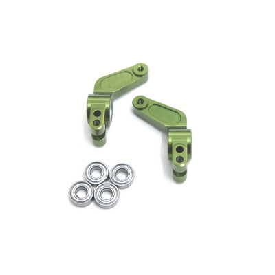 STRC OVERSIZED ALUMINUM REAR HUB CARRIER W/BEARINGS (GREEN)