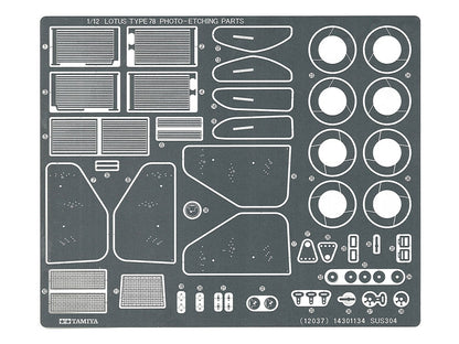 1/12 Lotus Type 78, w/Photo- Etched Parts Plastic Model,