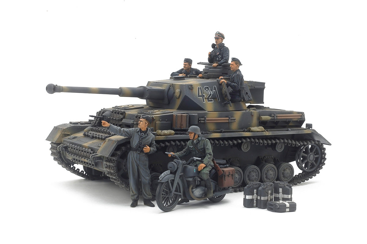 German Panzer IV Ausf.G Early, Motorcycle Set Easter Front,