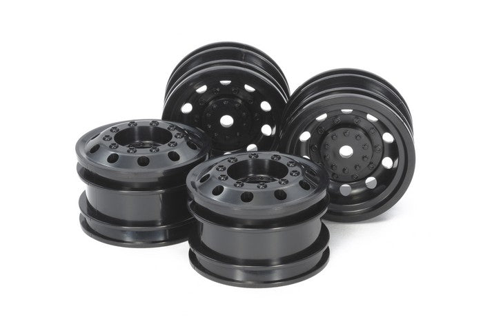 RC On Road Racing Truck Wheels Black F&R