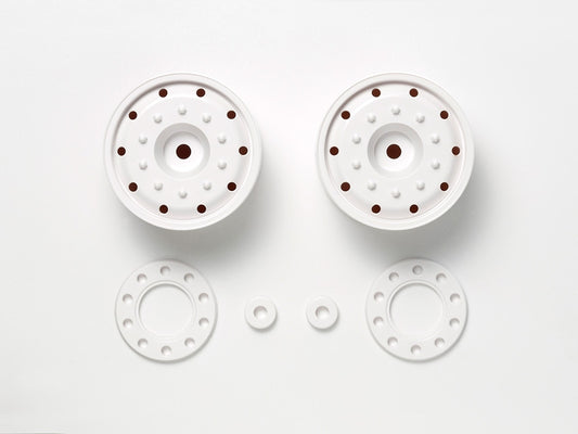 RC 30mm Hex Hub Wheels, 2pcs, White