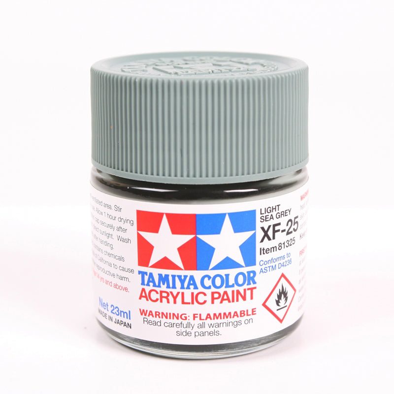 Acrylic XF-25 Light Sea Gray Paint, 23ml Bottle