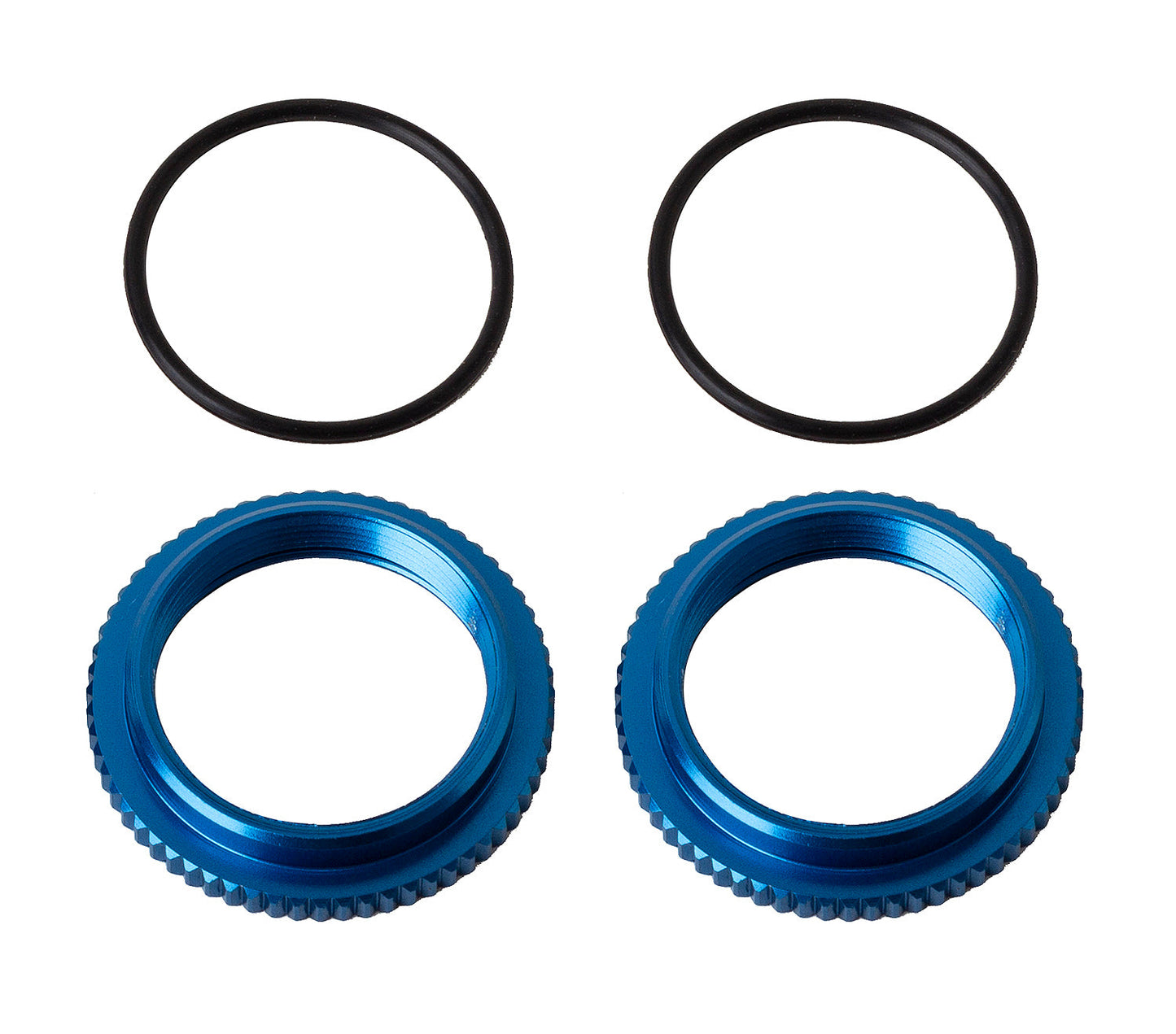 13mm Shock Collars, Blue Aluminium