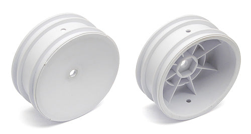 2WD Front Wheels, 2.2 in, 12 mm Hex, White