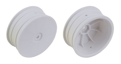 4WD Front Wheels, 2.2" 12mm hex, +1.5mm, white