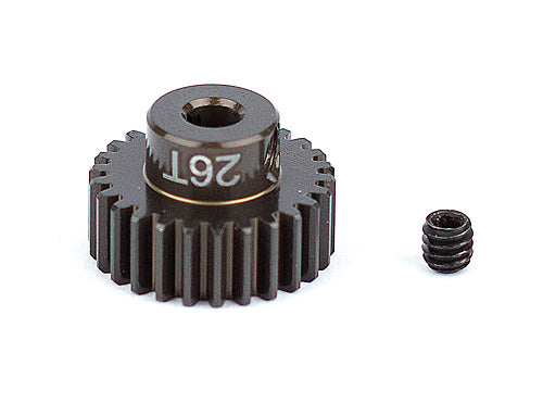 FT Aluminum Pinion Gear, 26T 48P, 1/8" shaft