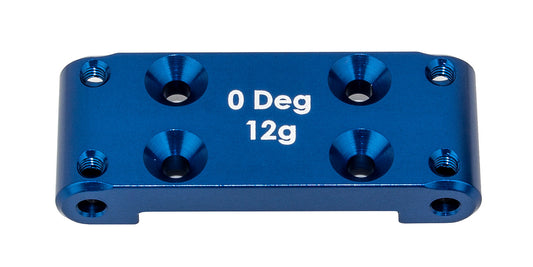 RC10B6.4 Front Bulkhead  [0], Blue Aluminum