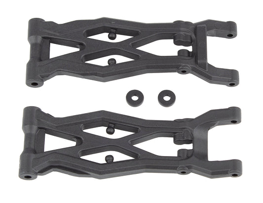 RC10T6.2 FT Rear Suspension Arms, Gull Wing, Carbon Fiber