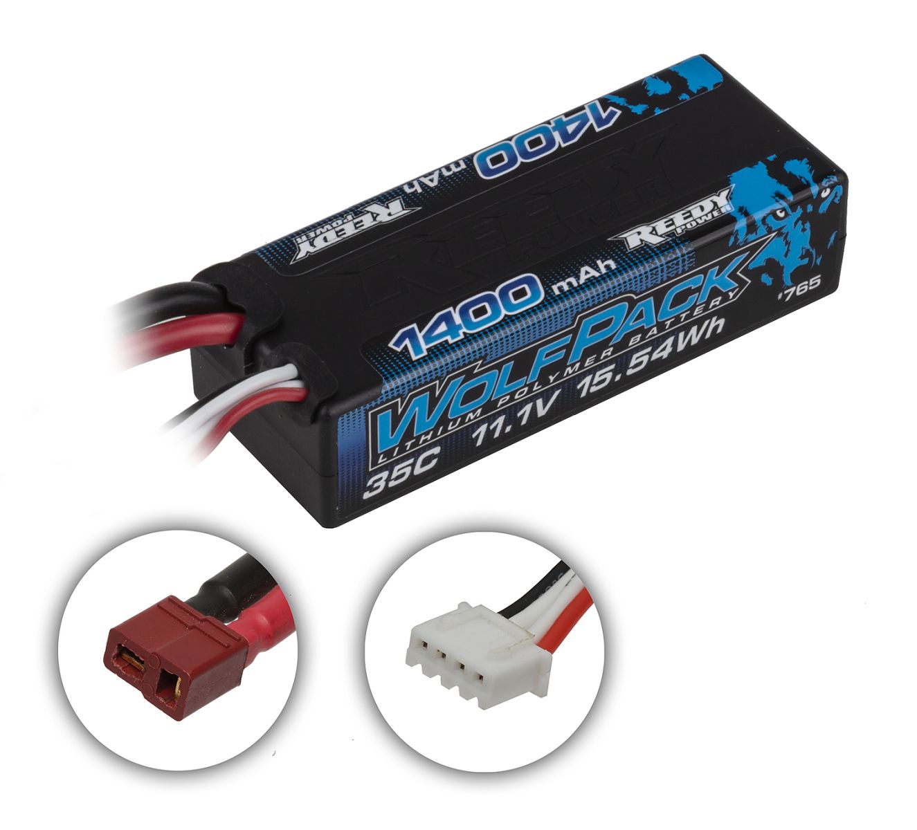 WolfPack LiPo Mini 1400mAh 35C 3S 11.1V