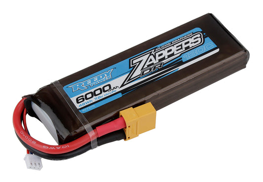 Zappers DR 6000mAh 130C 7.6V Battery Stick (soft) w/ XT90