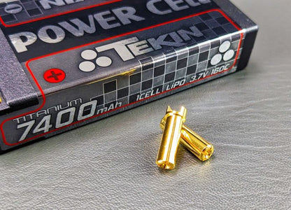 1S 7400mAh 160C 5mm Bullets Titanium LiPo