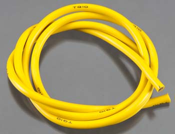 10 Gauge Super Flexible Wire - Yellow 3'