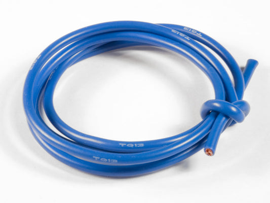 13 Gauge Super Flexible Wire- Blue 3'