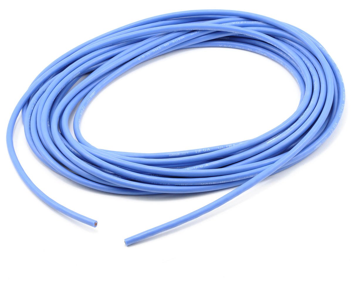 Blue 12 Gauge Wet Noodle Wire, 6ft