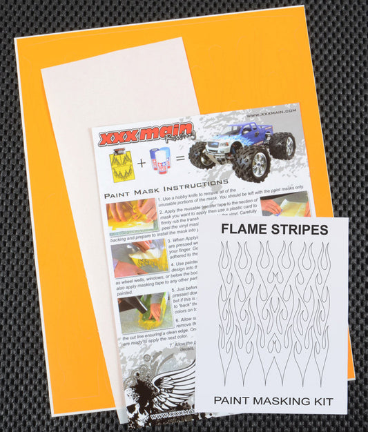 Flame Stripes Paint Mask