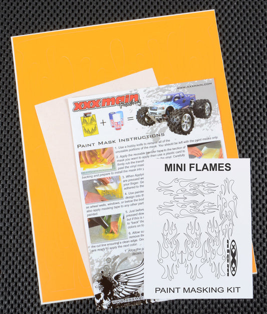 Mini Flames Paint Mask